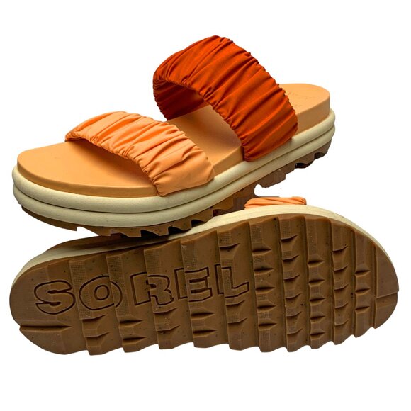 SOREL X prAna Limited Edition‎ Roaming Two Ruched Straps Slide Sandals - Picture 8 of 12